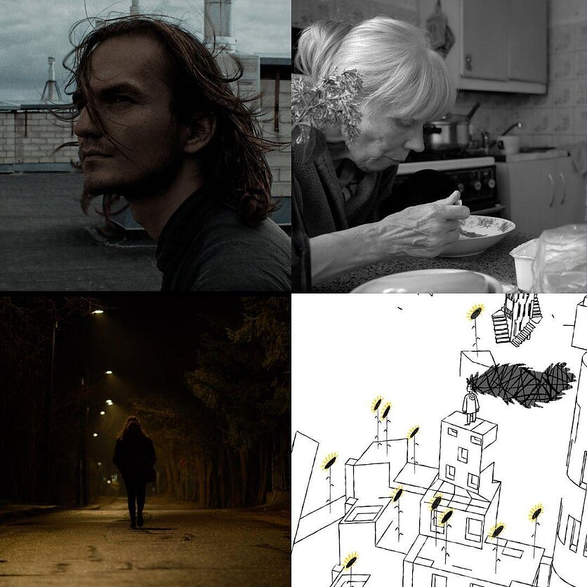 Koliažas, Filmų viršeliai