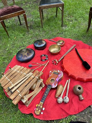 Terapijoje naudojami muzikos instrumentai Terapijoje naudojami muzikos instrumentai