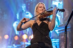 Koncerto „PROtėviai: muzikos kelionė laiku“ akimirka