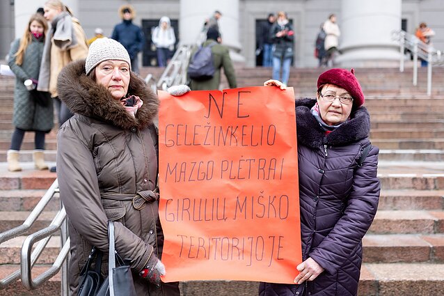 Mitingas „Kieno miškas?“ Mitingas „Kieno miškas?“