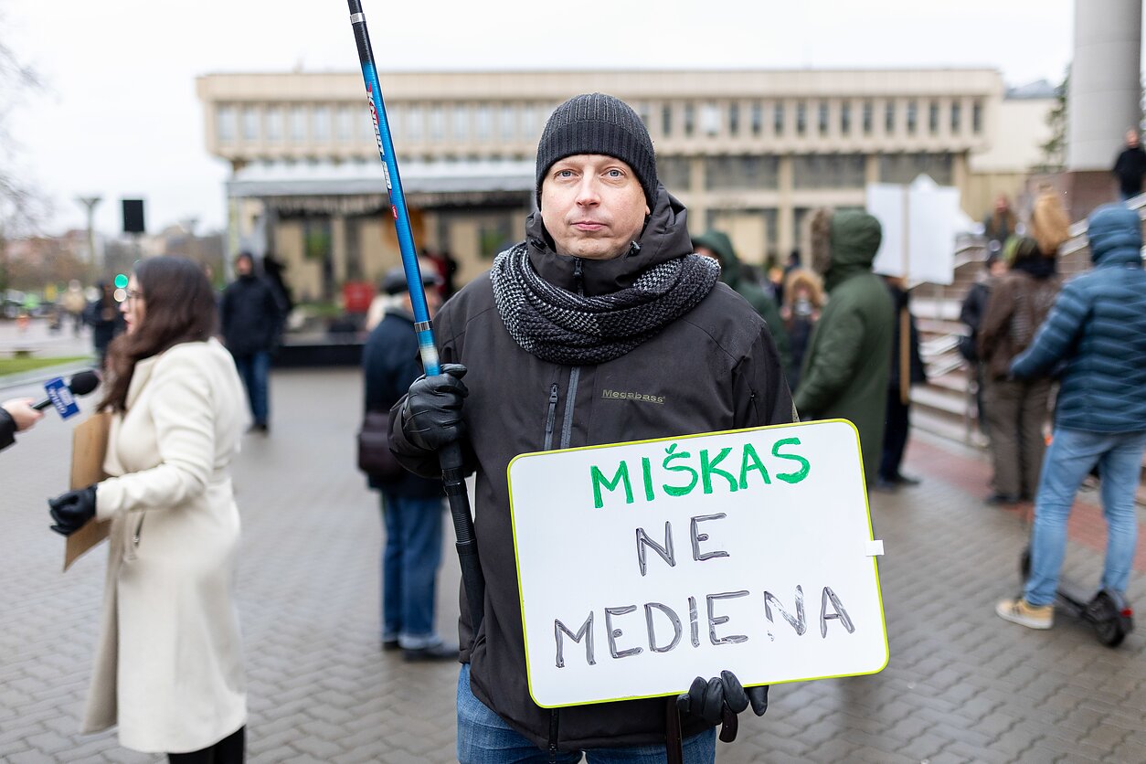Mitingas „Kieno miškas?“ Mitingas „Kieno miškas?“