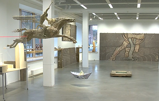 Dailės akademijos parodų salėse „Titanikas“ savo kūrybą pristato menininkas Gitenis Umbrasas