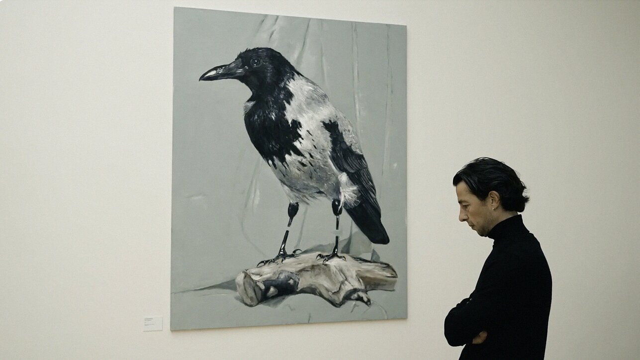 Alekso Matvejevo trumpametražio dokumentinio filmo „Viktoras Paukštelis. Chromatika“ kadras