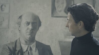 Alekso Matvejevo trumpametražio dokumentinio filmo „Viktoras Paukštelis. Chromatika“ kadras