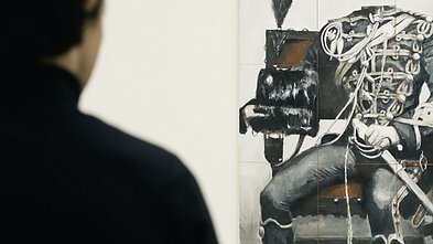 Alekso Matvejevo trumpametražio dokumentinio filmo „Viktoras Paukštelis. Chromatika“ kadras