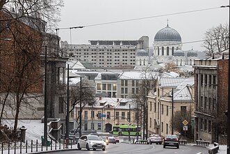 Žiemiški orai šalyje; Kaunas