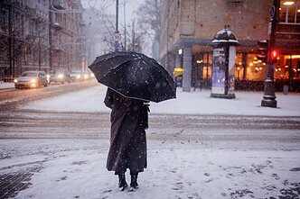Snow in Vilnius