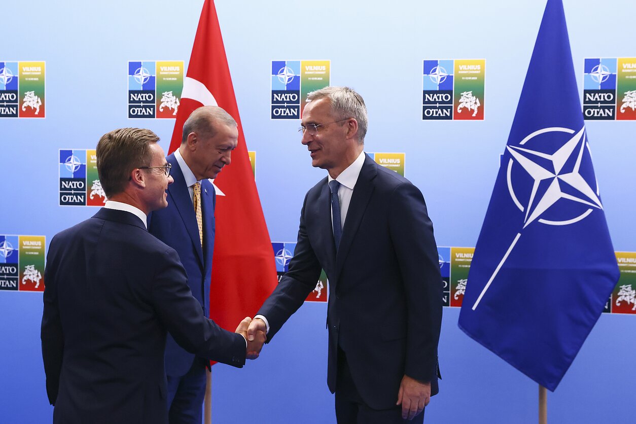  Ulfas Kristerssonas, Recepas Tayyipas Erdoganas ir Jensas Stoltenbergas
