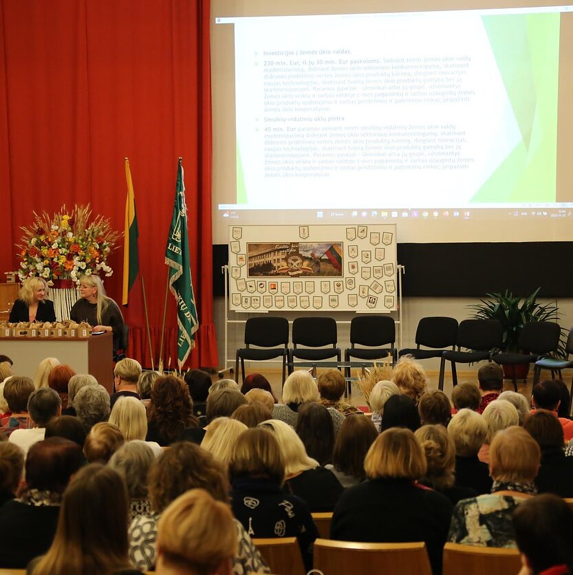 Mantas Dainys, Žemsė ūkio rūmai, Lietuvos motreų ūkininkių draugijos konferencija.