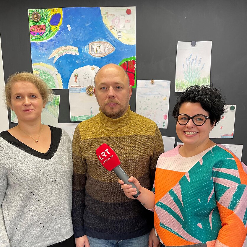 I. Stankutės /LRT nuotr., Vaida Paulauskienė, Gytis Baltrūnas, Viktorija Urbonaitė