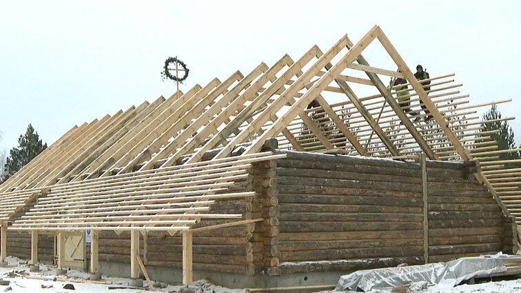 Varėnos rajone atstatomas sudegęs Margionių klojimo teatro pastatas: čia vyko festivaliai, buvo bendruomenės susibūrimo vieta