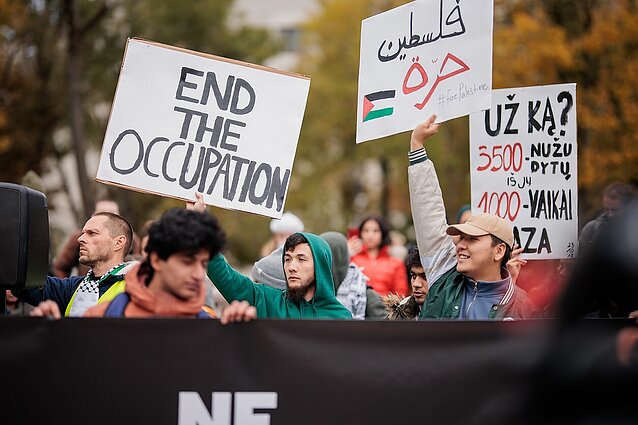 Bogdanas apie protestus remiant Palestinos valstybingumo siekį: šitos akcijos yra informacinio karo dalis