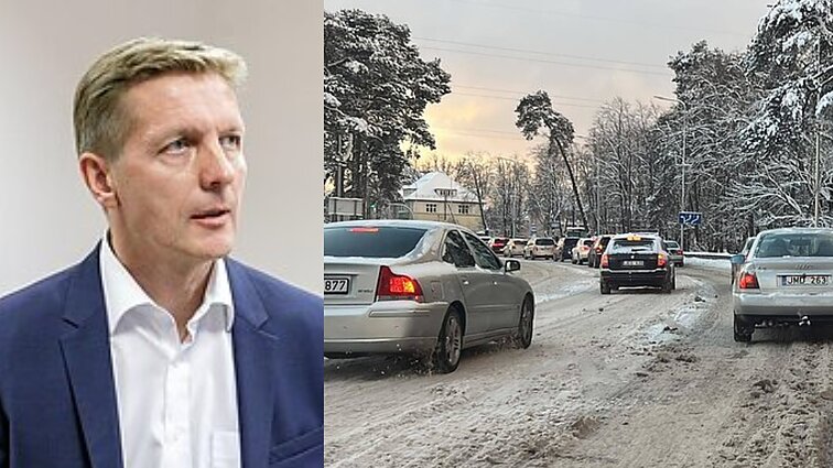 „Pagal sutartį, jie privalo reaguoti“: Klaipėdoje snygiui paralyžavus eismą, Vaitkus sukvietė atsakingus atstovus pasiaiškinti