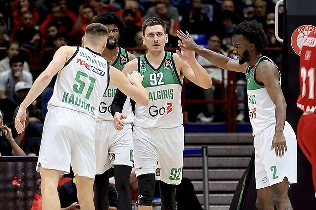 Eurolygos krepšinio turnyras. Milano „EA7 Emporio Armani“ – Kauno „Žalgiris“