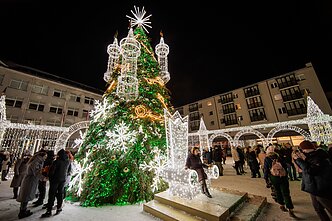 Christmas village in Širvintos