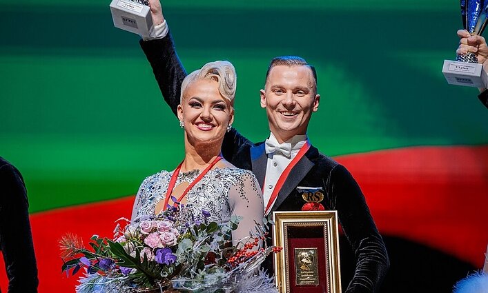 Sportas. Orai. Vilniuje vykusiame Europos standartinių šokių čempionate triumfavo Evaldas ir Ieva Sodeikai