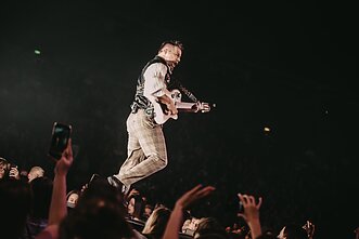 „Antikvarinių Kašpirovskio dantų“ koncerto akimirka