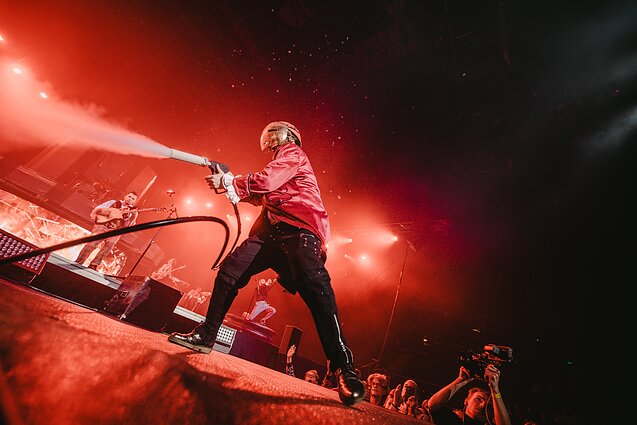 „Antikvarinių Kašpirovskio dantų“ koncerto akimirka