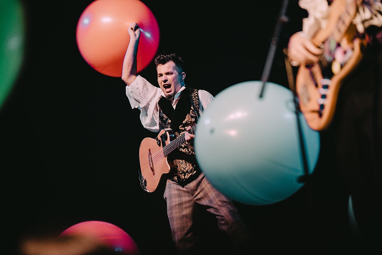 „Antikvarinių Kašpirovskio dantų“ koncerto akimirka