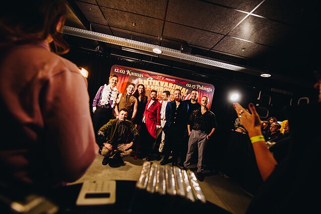 „Antikvarinių Kašpirovskio dantų“ koncerto akimirka