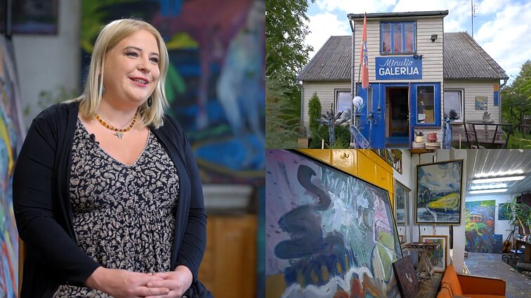 Dėmesio! Ieškome meno. Lukšių miestelyje kurianti menininkė Adelė Liepa Kaunaitė: nesu ta „fyfa“, kur dėl grožio tapo