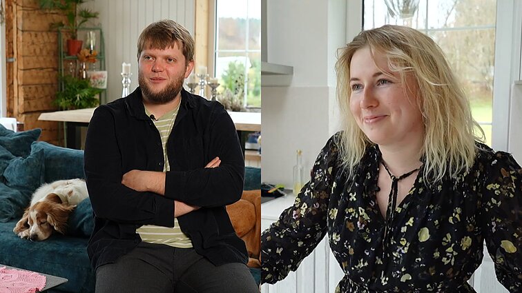 Į Krūminių kaimą gyventi atsikėlę Guostė ir Edvinas augina kalėdines eglutes: dabar patys pasipuošti pamirštame