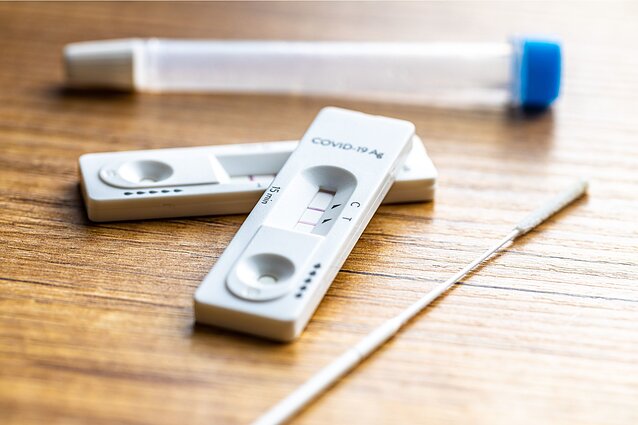 Teigiamas COVID-19 testas