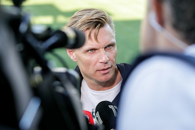 Sportas. Orai. Lietuvos futbolo federacija demonstruoja pasitikėjimą Edgaru Jankausku