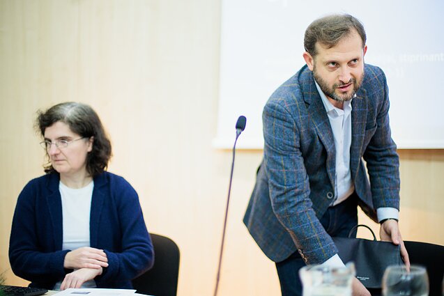 Ainė Ramonaitė ir Deividas Šlekys