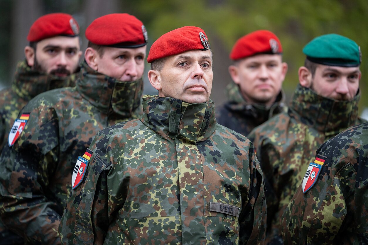 German brigade troops in Lithuania