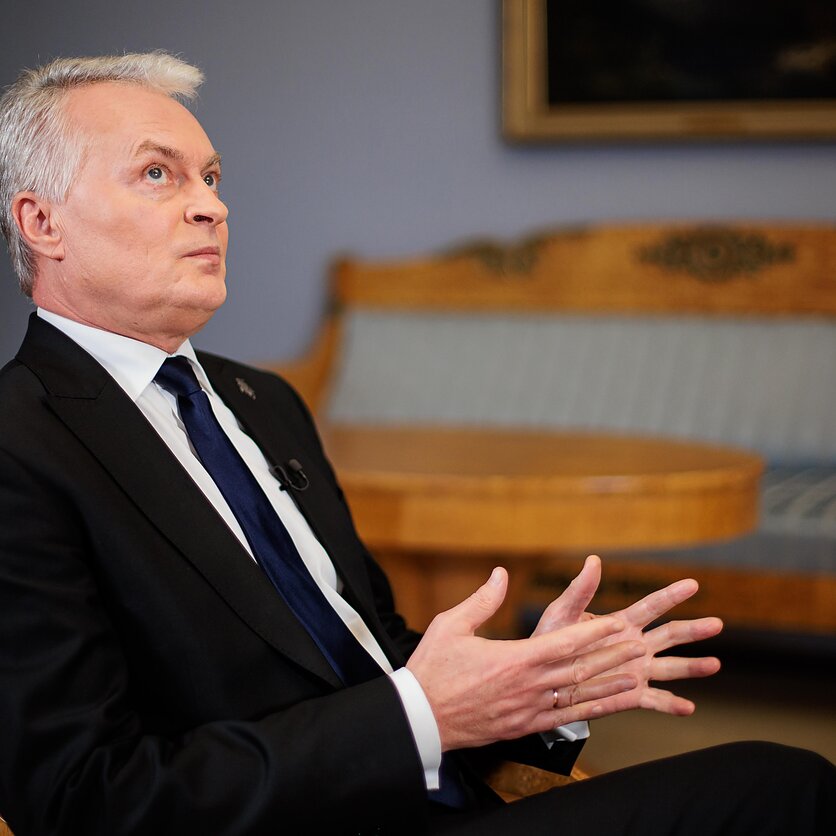 J. Stacevičiaus / LRT nuotr., 60 minučių. Gitanas Nausėda sieks antros prezidento kadencijos