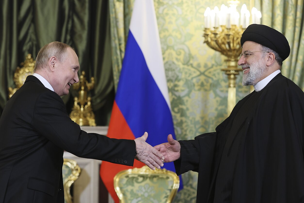 Владимир Путин и Ибрахим Раиси