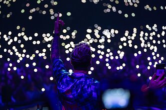 Natalijos Bunkės koncerto akimirka