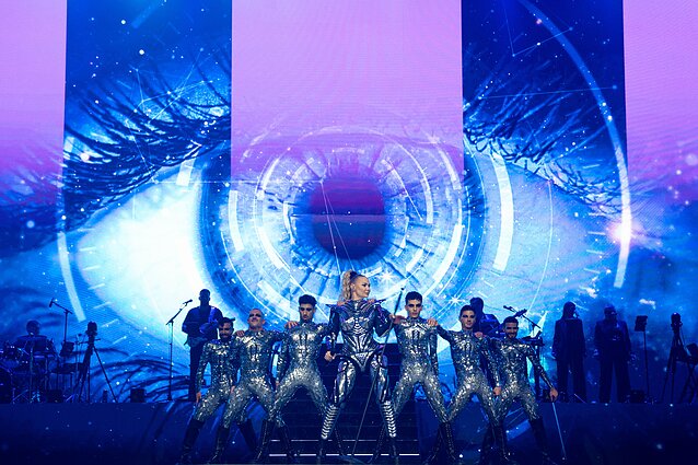 Natalijos Bunkės koncerto akimirka