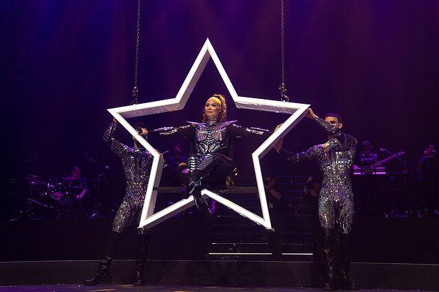 Natalijos Bunkės koncerto akimirka