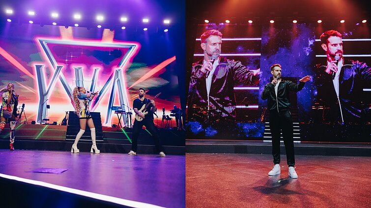 Natalijos Bunkės koncerto akimirka