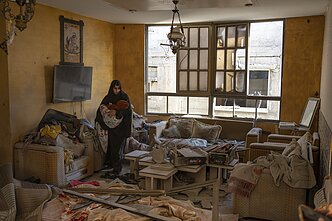 Gazos Ruožas po Izraelio atakų; palestiniečiai