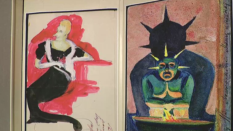 Čiurlionio namuose eksponuojami Mikalojaus Konstantino Čiurlionio ir Marianos Veriovkinos laiškai, rašyti artimiesiems