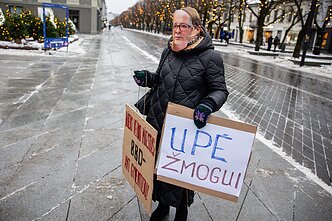 Protesto eitynės „Visveidis Kaunas“