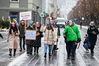 Protesto eitynės „Visveidis Kaunas“