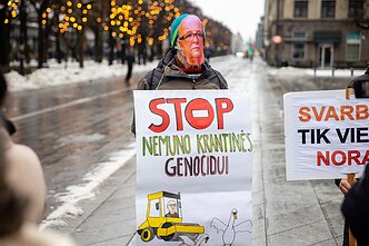 Protesto eitynės „Visveidis Kaunas“