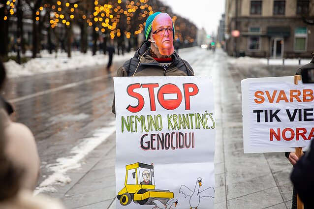 Protesto eitynės „Visveidis Kaunas“