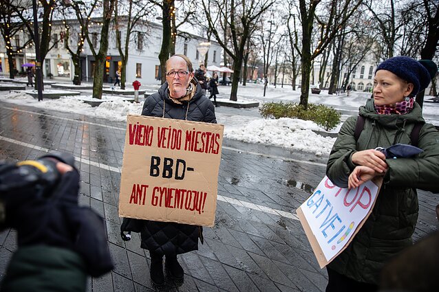 Protesto eitynės „Visveidis Kaunas“