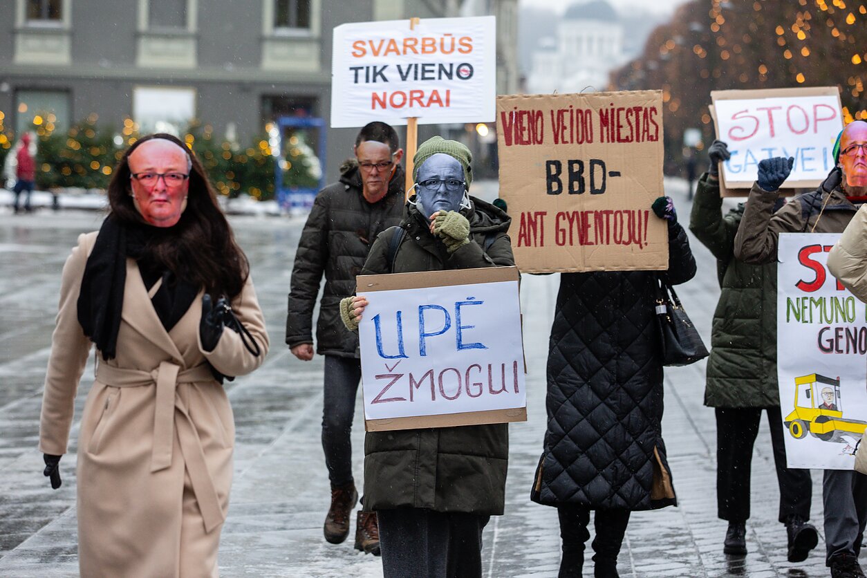Protesto eitynės „Visveidis Kaunas“