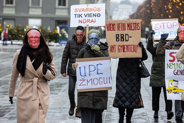 Protesto eitynės „Visveidis Kaunas“