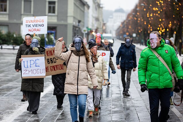 Protesto eitynės „Visveidis Kaunas“