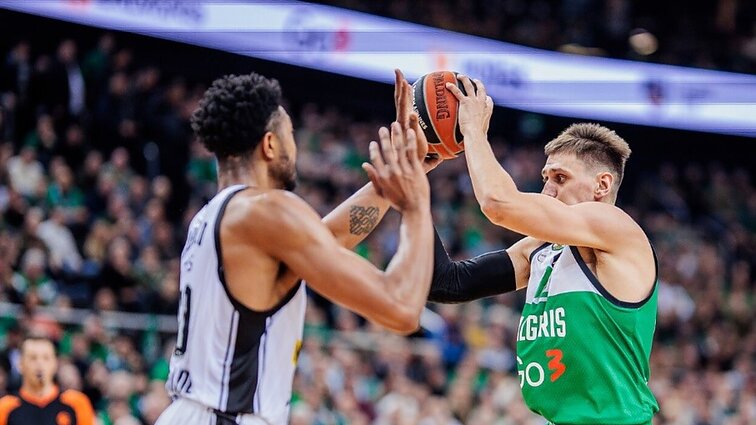 Eurolyga per LRT. „Partizan“ puolimas neleidžia Kauno komandai lengviau atsikvėpti: po dviejų kėlinių – svečių persvara