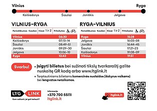 Rozkład pociągu Wilno-Ryga