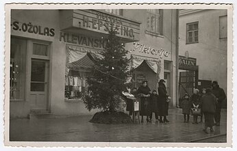 Šiaulių miesto Vilniaus gatvėje (~1936 m. žiema)