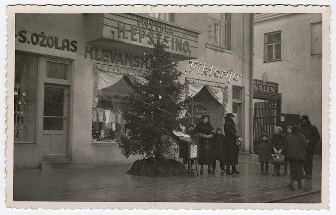 Šiaulių miesto Vilniaus gatvėje (~1936 m. žiema)
